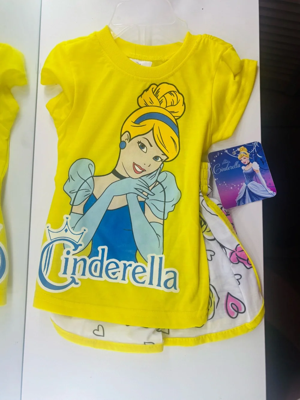 Disney Cinderella Girls Yellow and Blue Matching Set